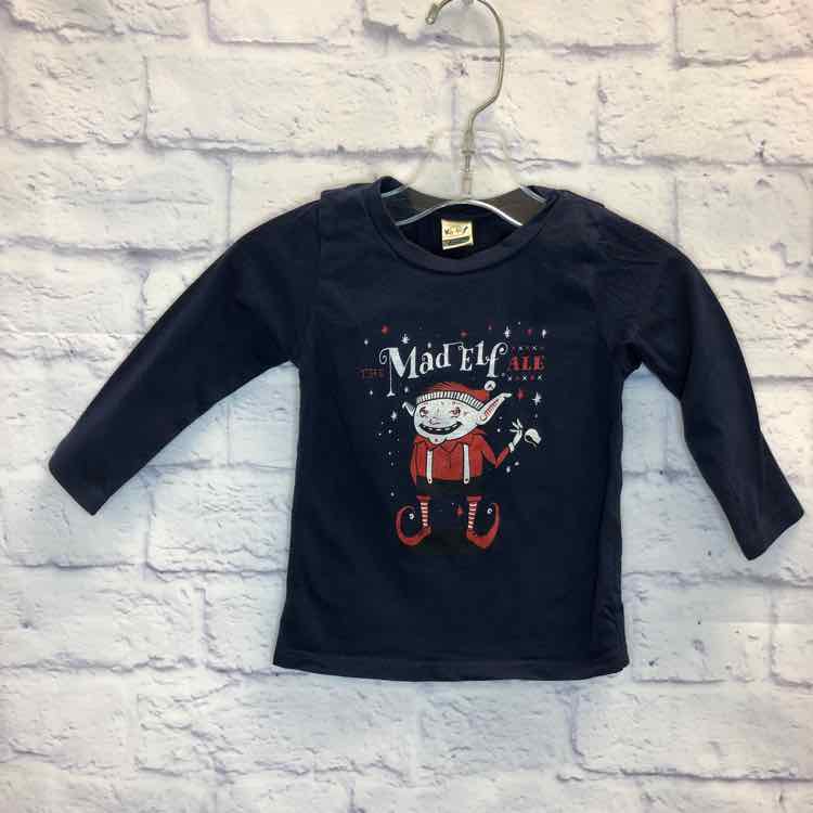 Troegs Navy Size 12 Months Boys Long Sleeve Shirt