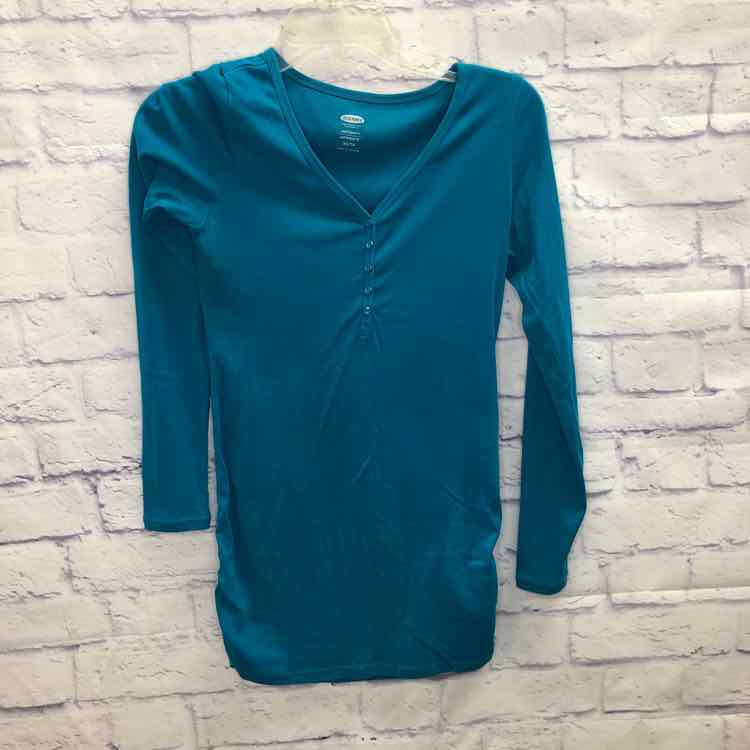 Old Navy Teal Size XS Maternity Long Slv Top