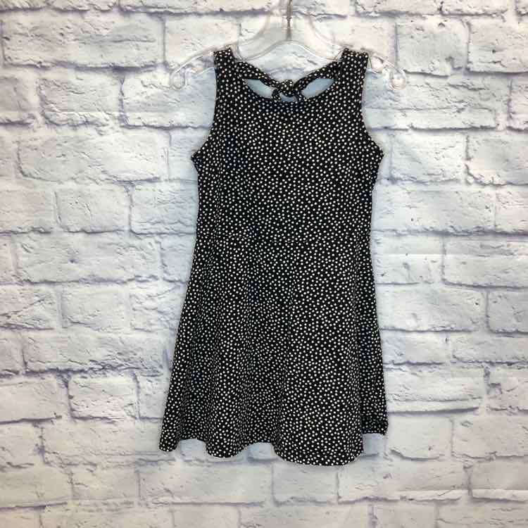 Old Navy Black & White Size 5 Girls Dress
