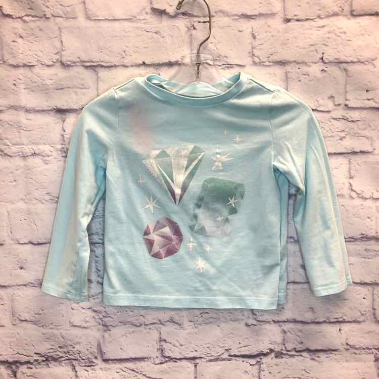 Carters Green Size 4T Girls Long Sleeve Shirt