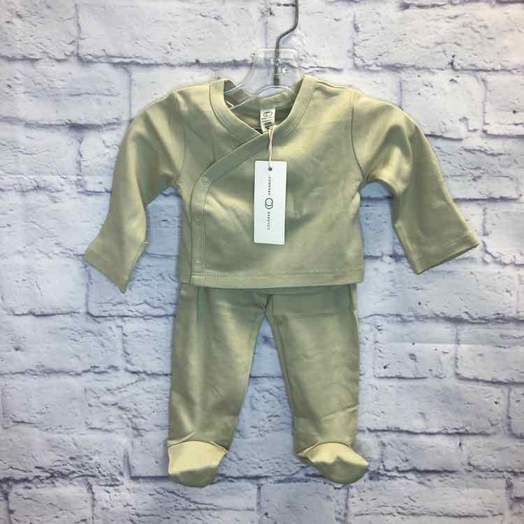 Colored Organics Green Size 3-6 Months Boys 2 Piece Outfit