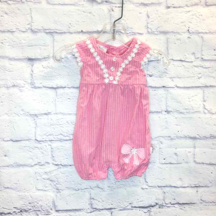Princess Rose Pink Size 0-3 Months Girls Romper