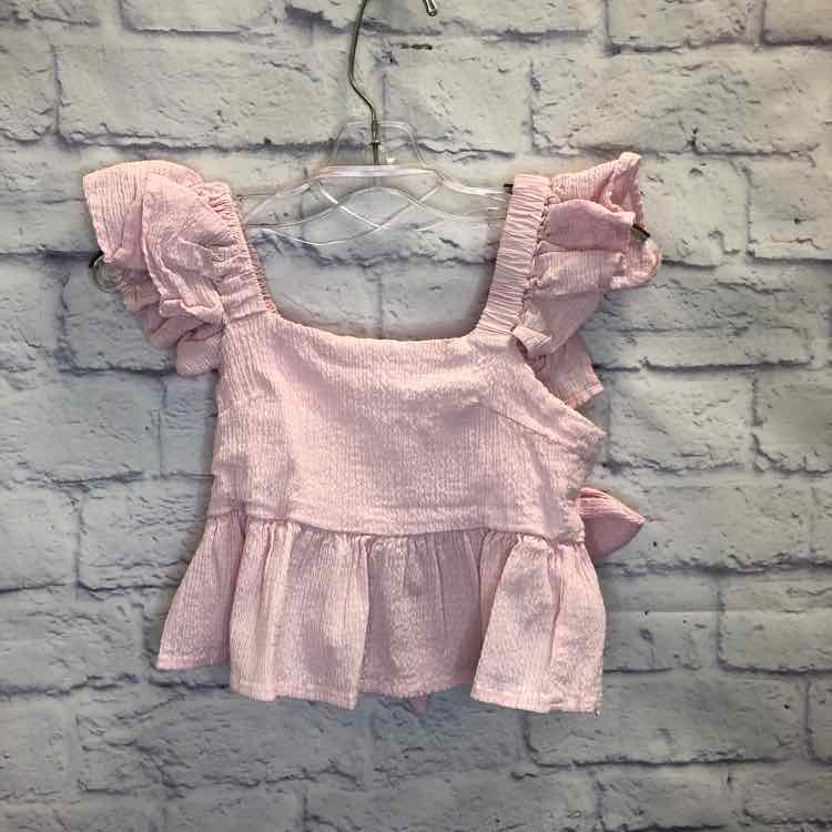 Franki Pink Size 7 Girls Short Sleeve Shirt