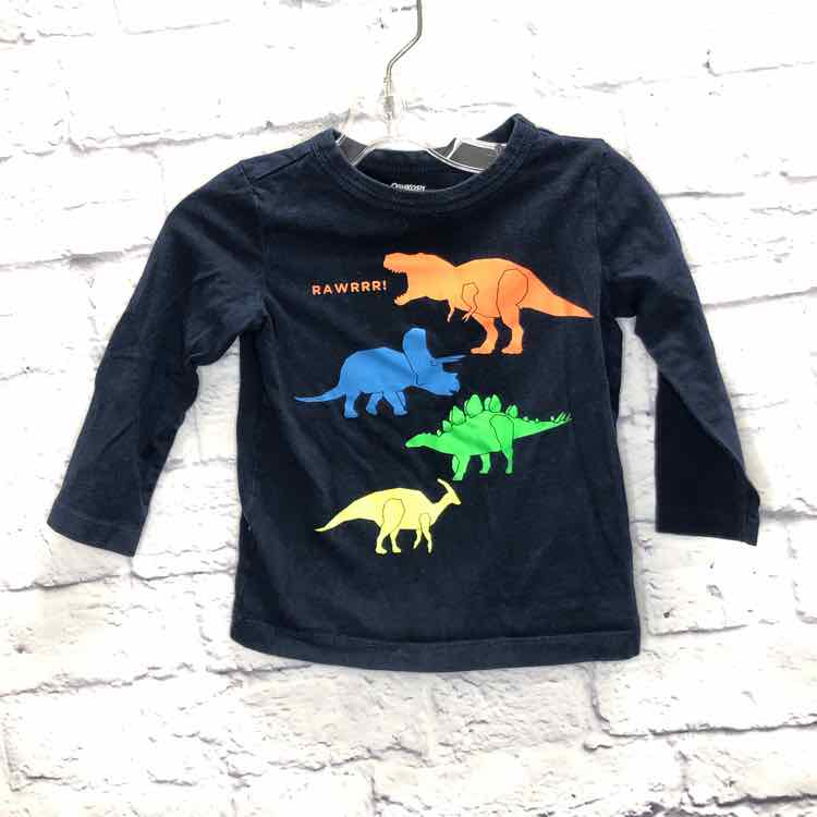Oshkosh Navy Size 12-18 months Boys Long Sleeve Shirt
