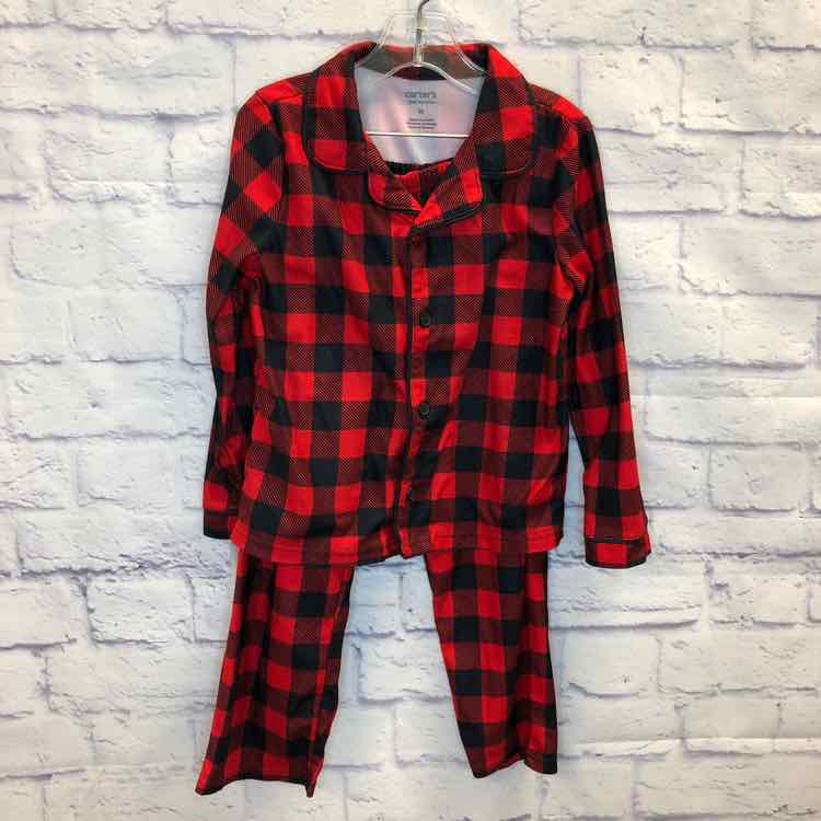 Just One You Red & Black Size 5 Boys Pajamas