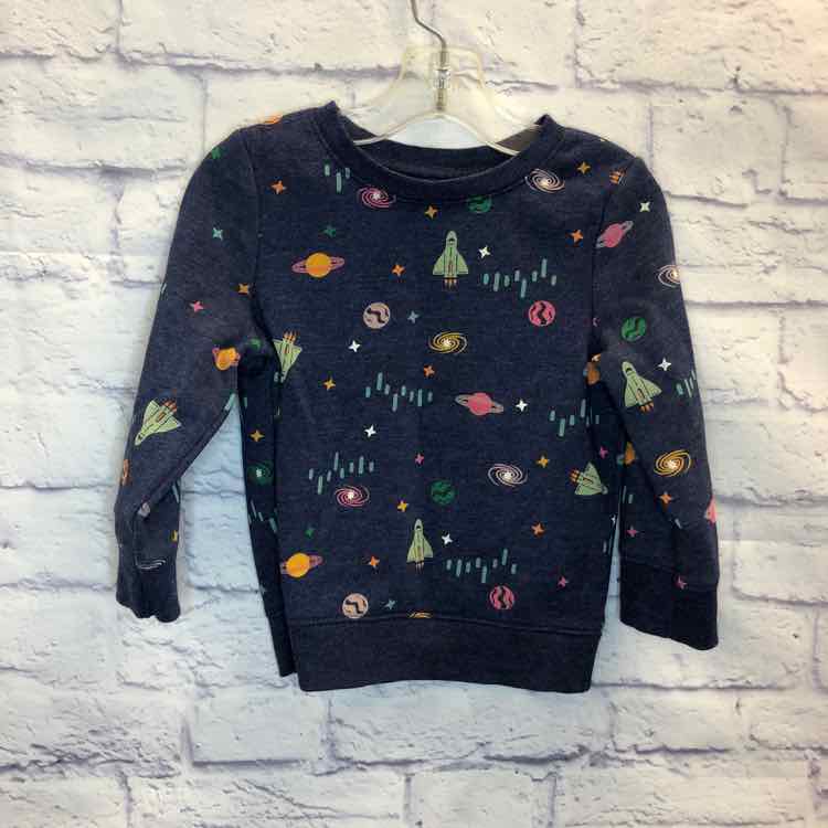 Cat & Jack Navy Size 2T Girls Sweatshirt/Hoodie