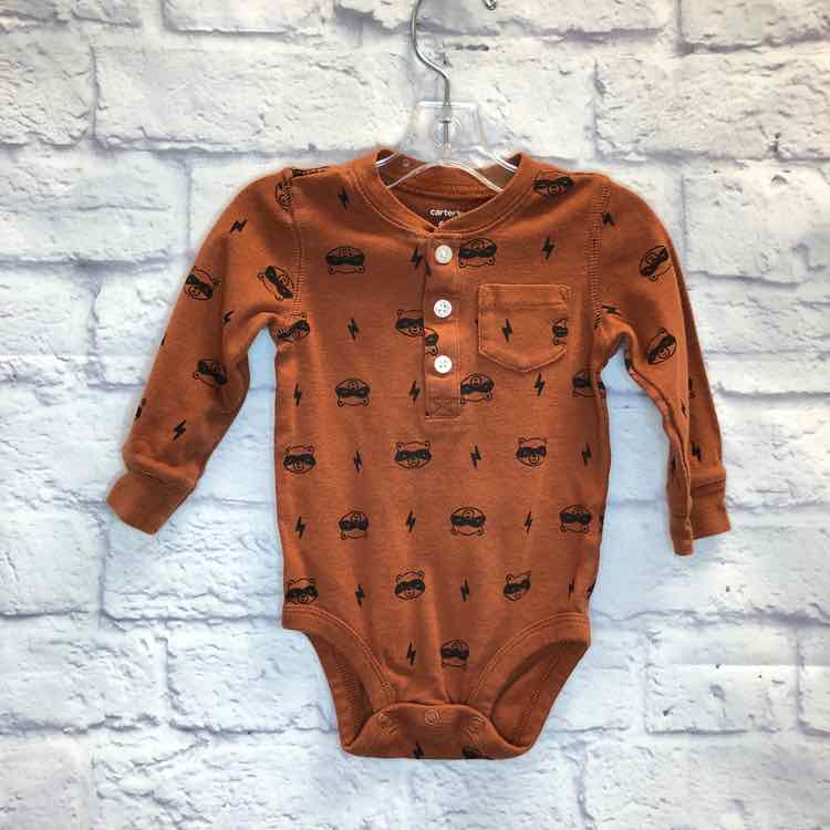 Carters Brown Size 6 Months Boys Bodysuit