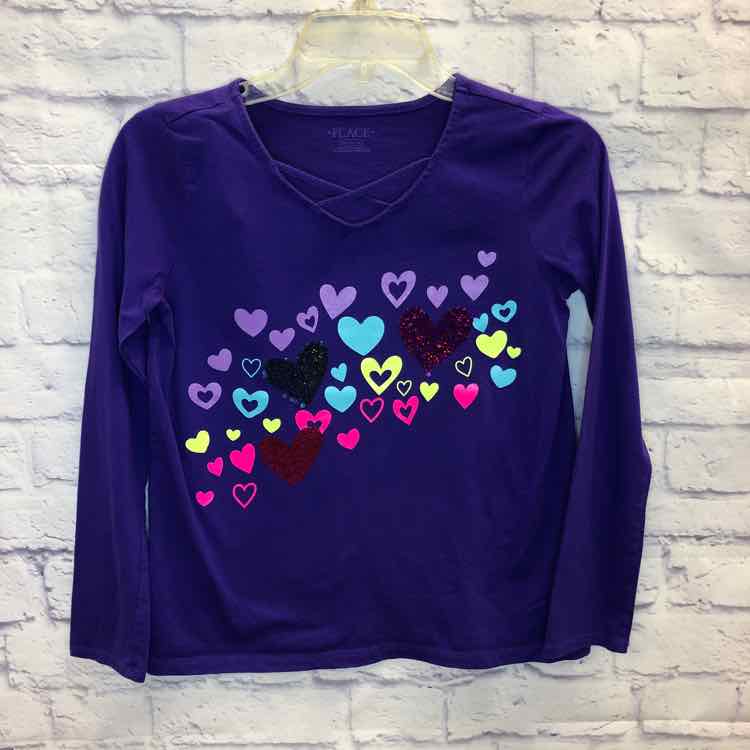 Childrens Place Purple Size 14 Girls Long Sleeve Shirt