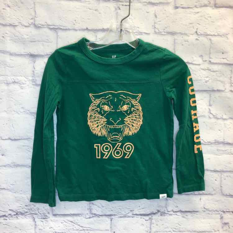 Gap Green Size 4T Boys Long Sleeve Shirt