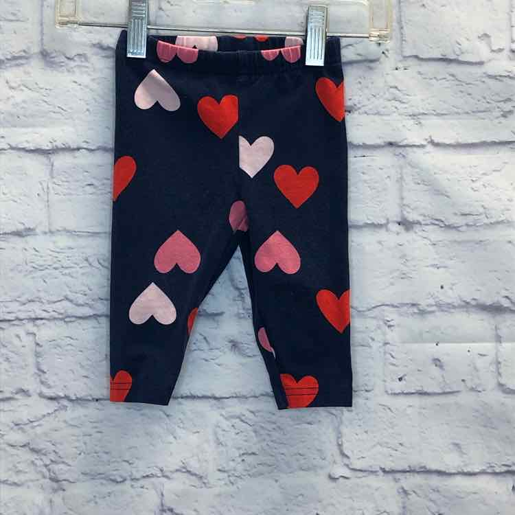 Carters Hearts Size 6 Months Girls Leggings