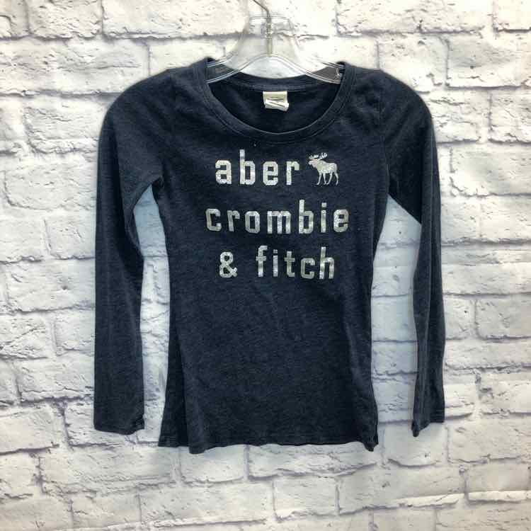 Abercrombie Navy Size 10 Girls Long Sleeve Shirt