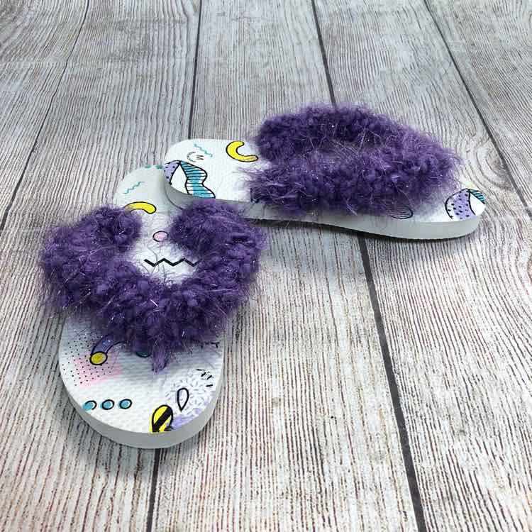 Purple Size 13 Girls Flip Flops