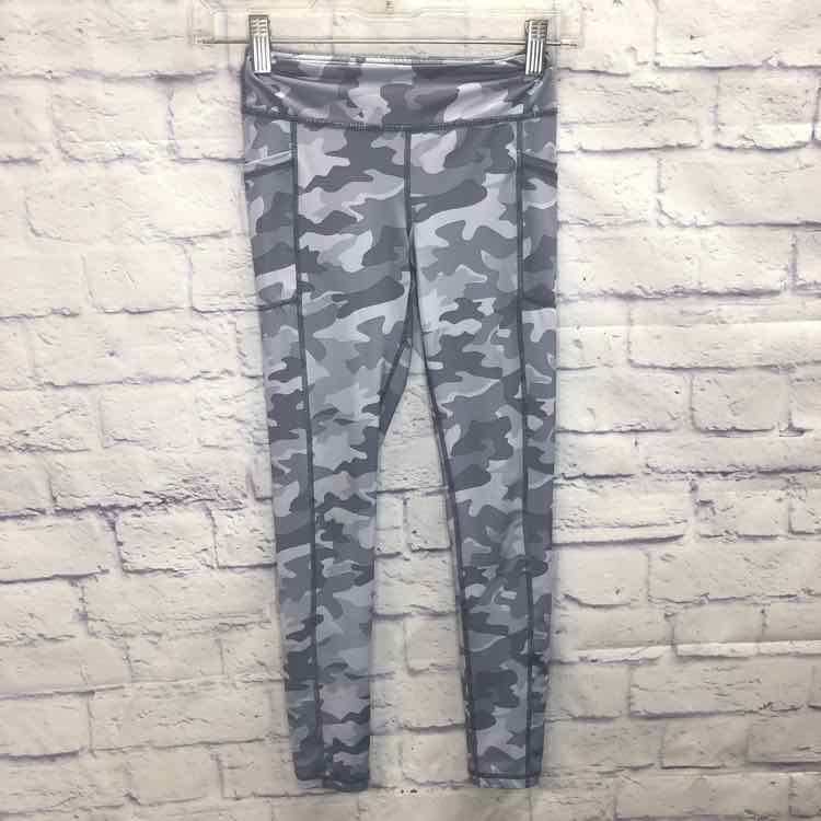 90 Degrees by Reflex Gray Size 10 Girls Leggings