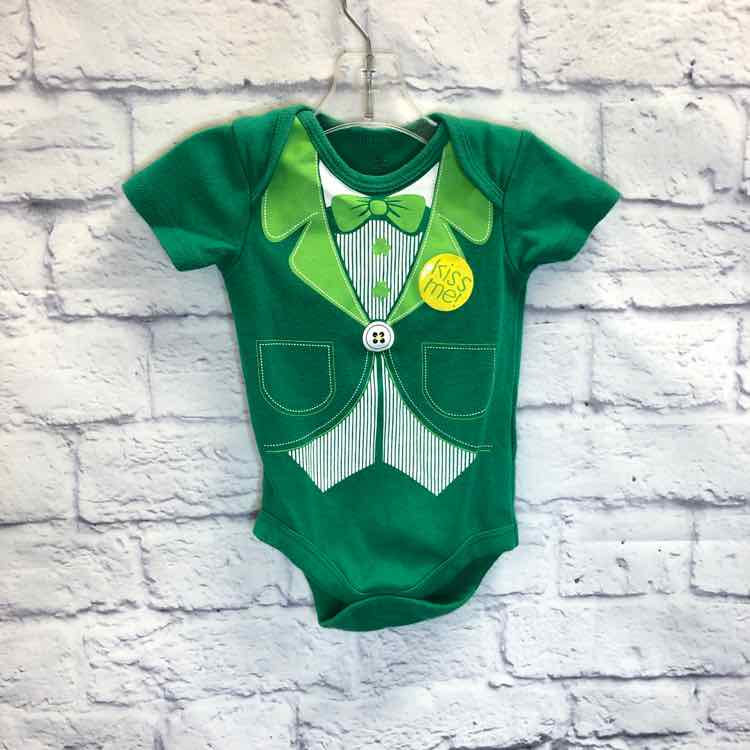 Green Size 0-3 Months Boys Bodysuit
