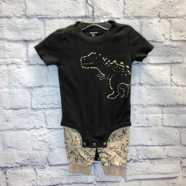 Carters Gray Size 18 Months Boys 2 Piece Outfit