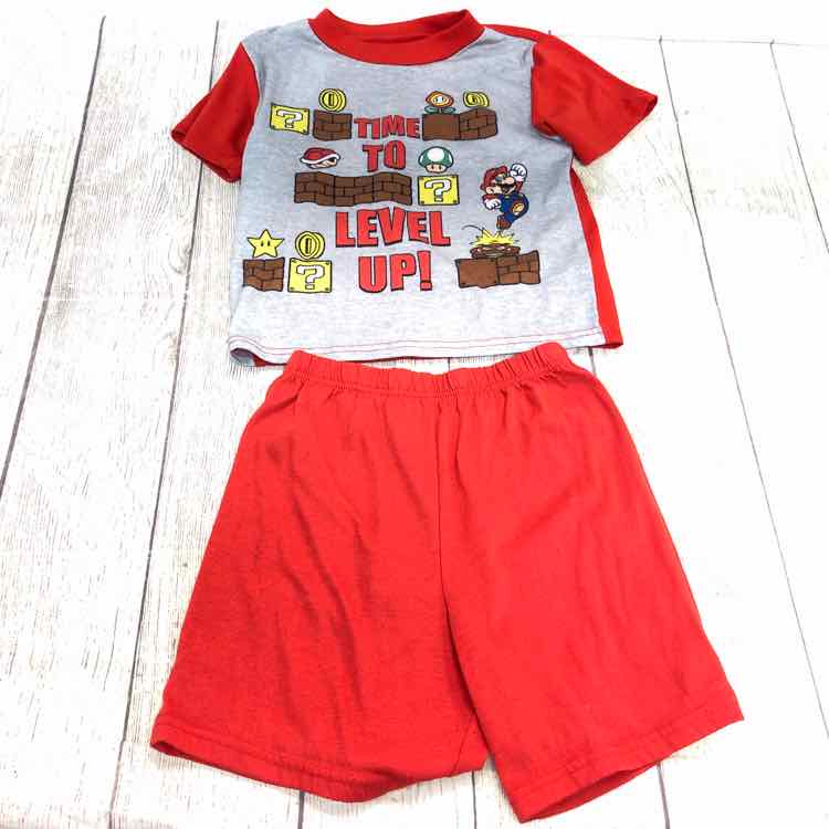 Super Mario Red Size 6 Boys Pajamas