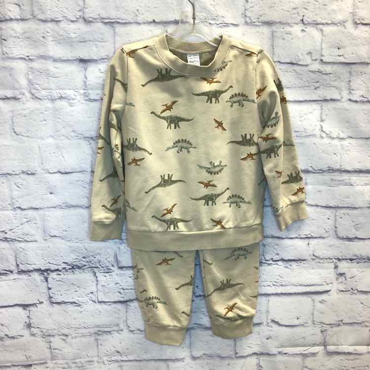Carters Tan Size 4T Boys 2 Piece Outfit