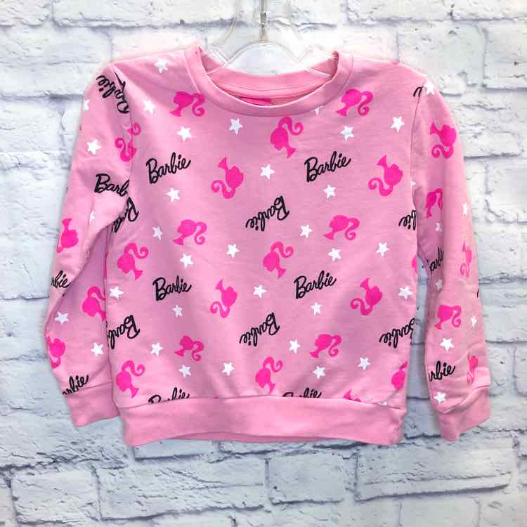Barbie Pink Size 6 Girls Sweatshirt/Hoodie