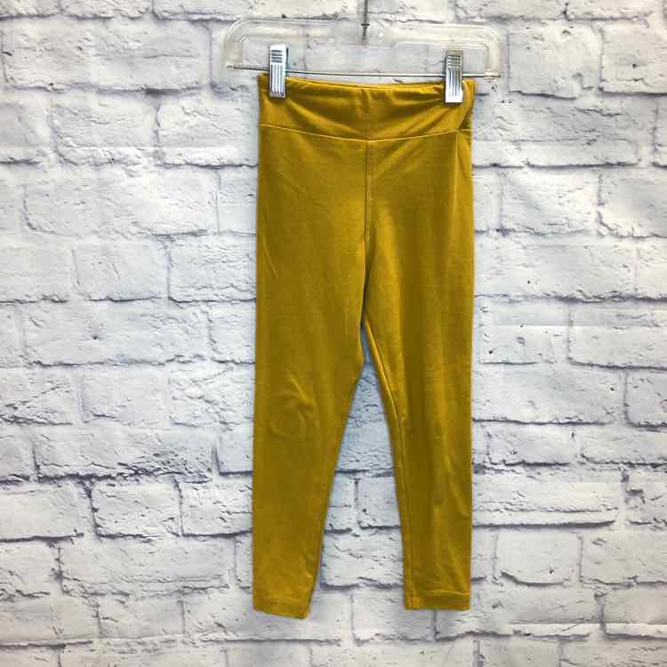 LulaRoe Yellow Size 2-4 Girls Leggings