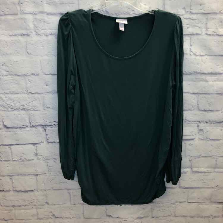 Isabel Maternity Green Size L Maternity Long Slv Top