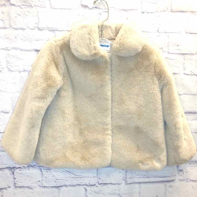 Mayoral Tan Size 6 Girls Coat/Jacket