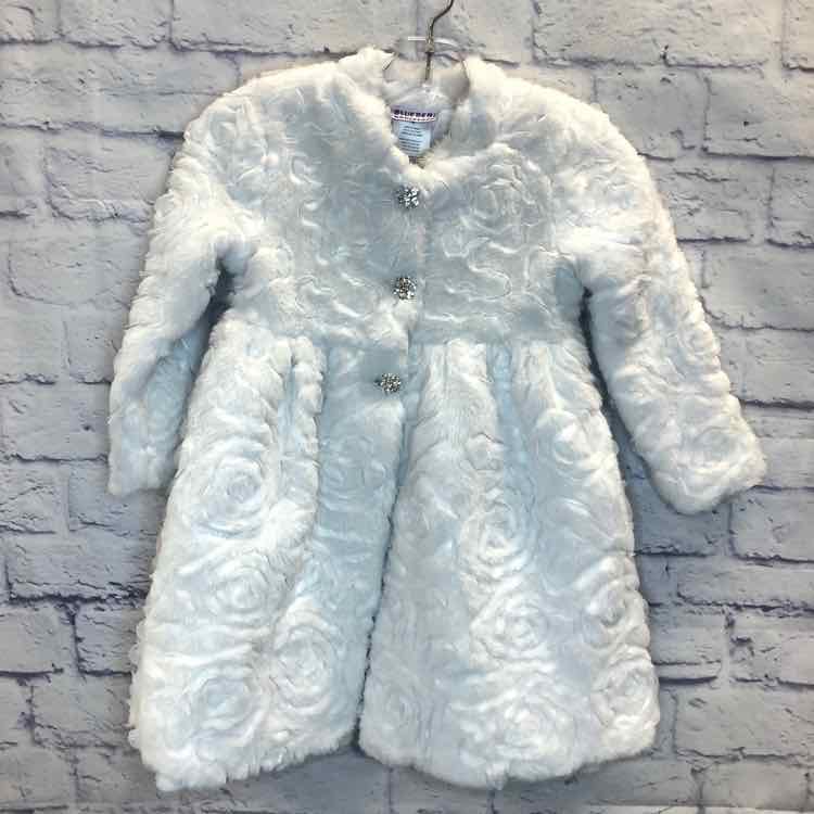 Blueberi Blvd White Size 4T Girls Coat/Jacket