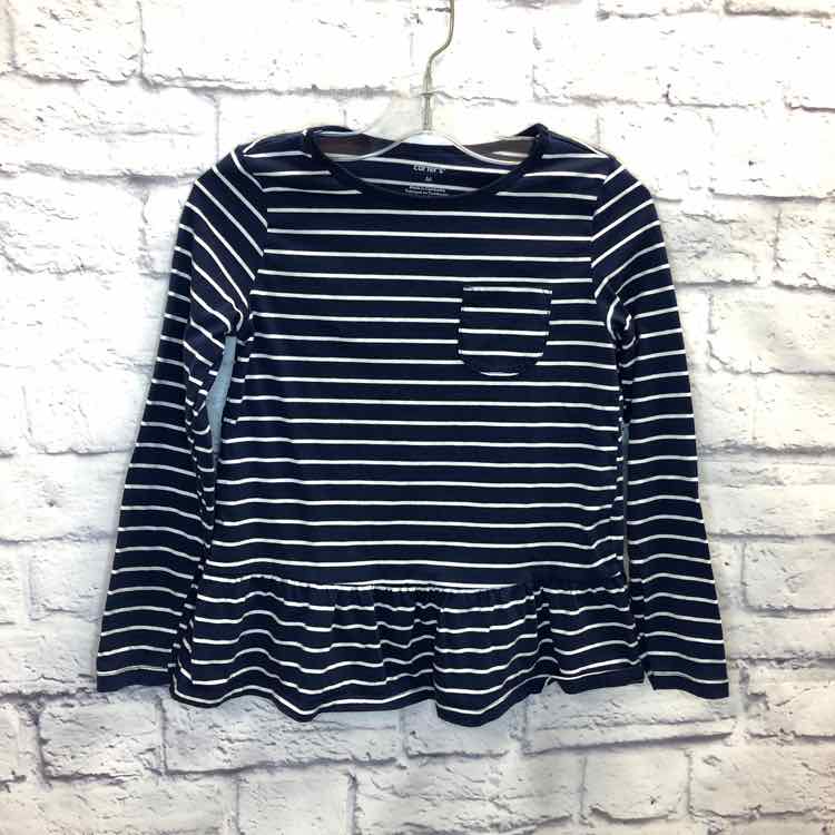 Carters Stripe Size 8 Girls Long Sleeve Shirt