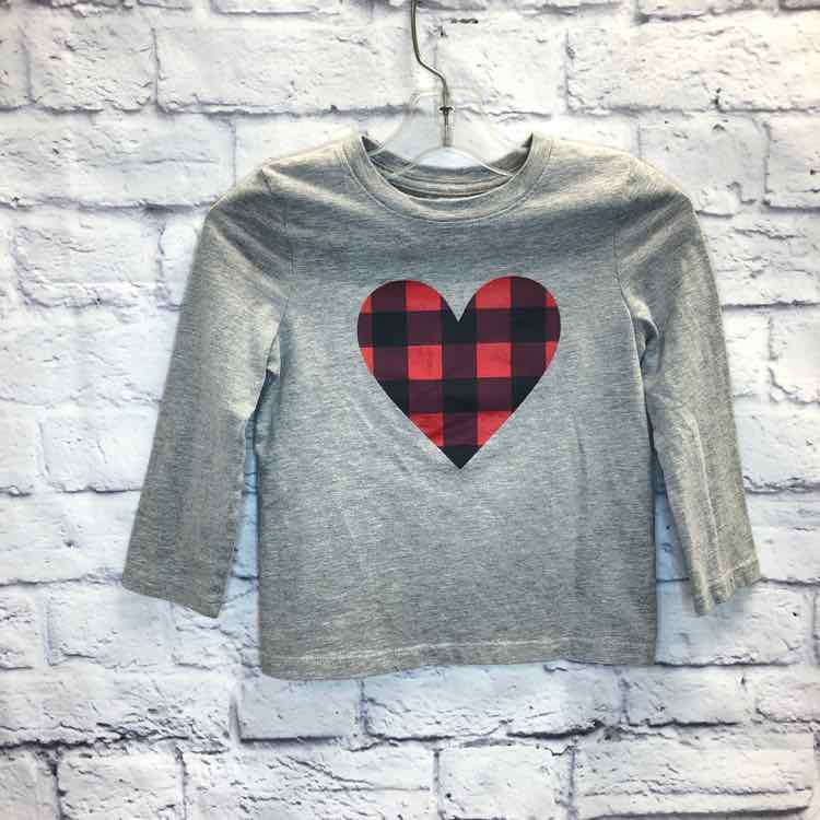 Cat & Jack Gray Size 4T Girls Long Sleeve Shirt
