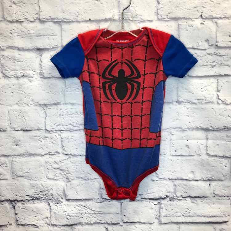Spiderman Red Size 24 Months Boys Bodysuit