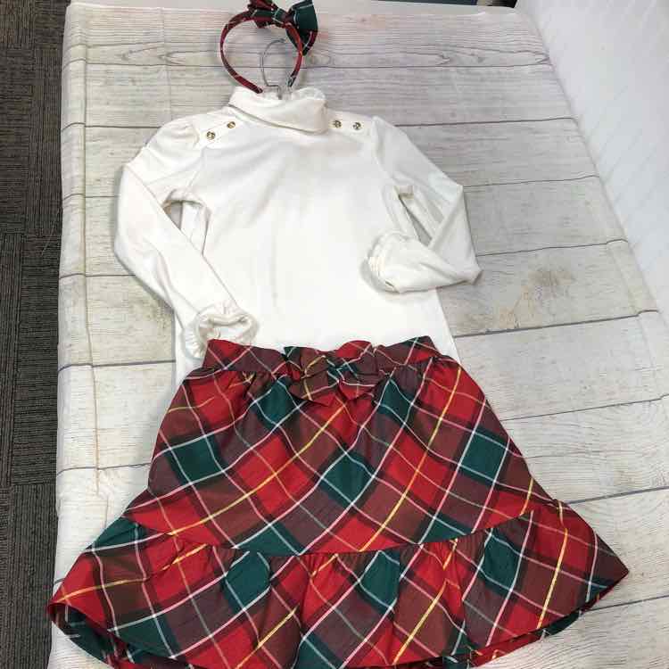 Gymboree Plaid Size 7 Girls 3 Piece Outfit