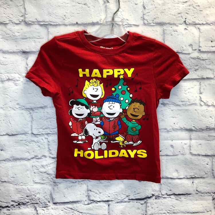 Old Navy Red Size 4T Boys Short Sleeve Shirt