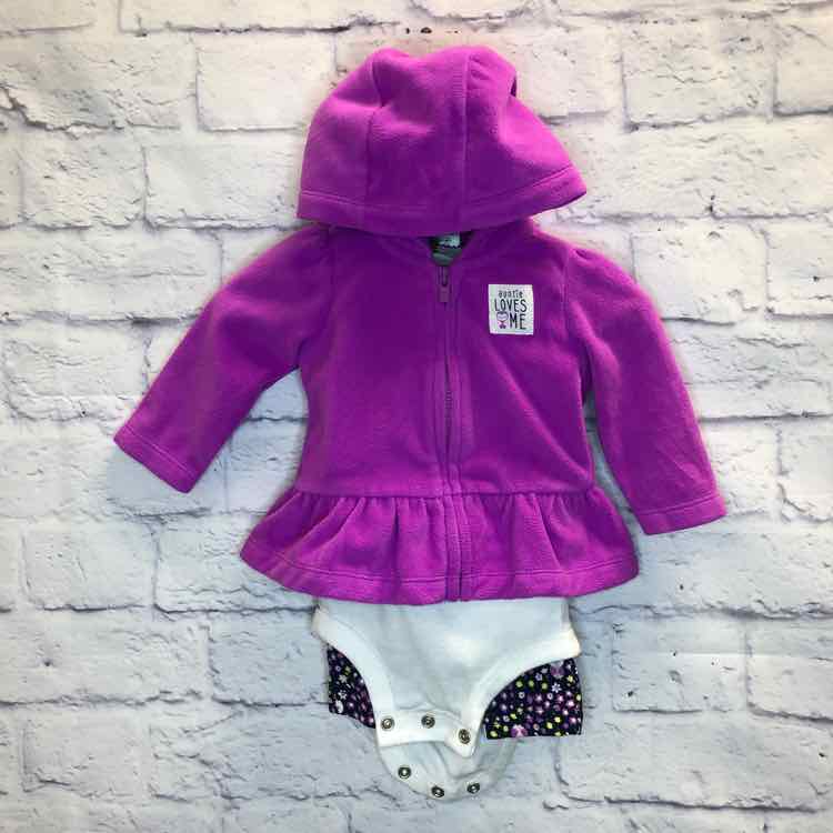Just One You Purple Size 3 Months Girls 3 Piece Outfit