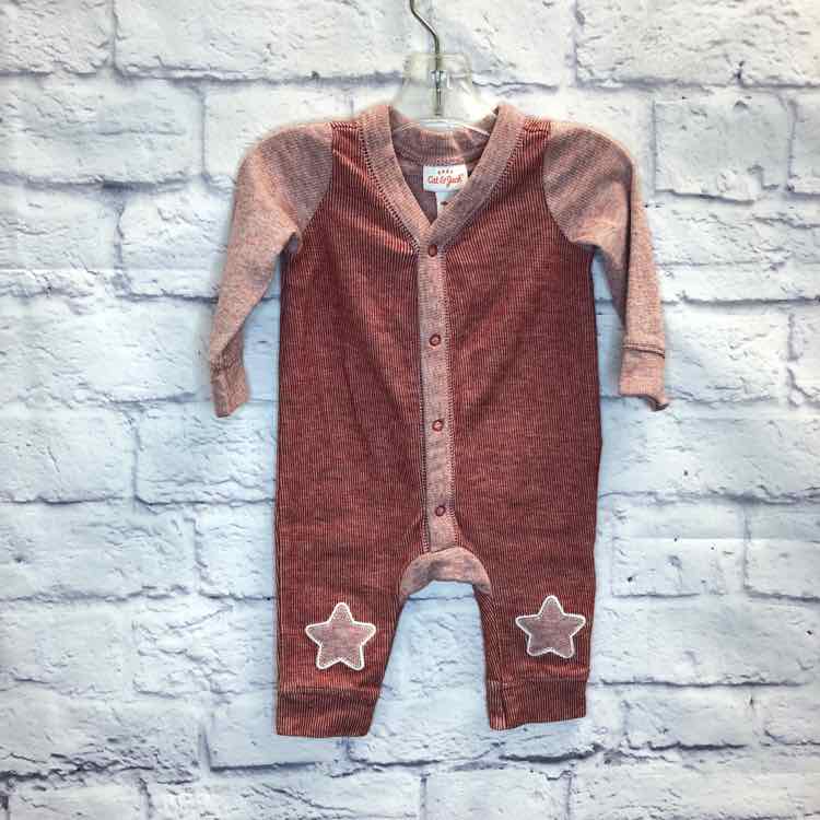 Cat & Jack Red Size Newborn Boys Romper