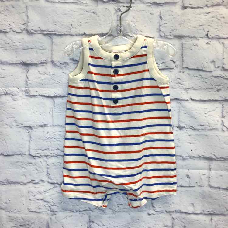 Hanna Andersson Stripe Size 6-12 months Boys Romper