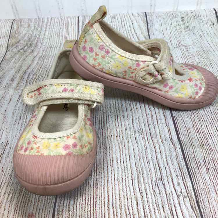 Cat & Jack Floral Size 8 Girls Casual Shoes