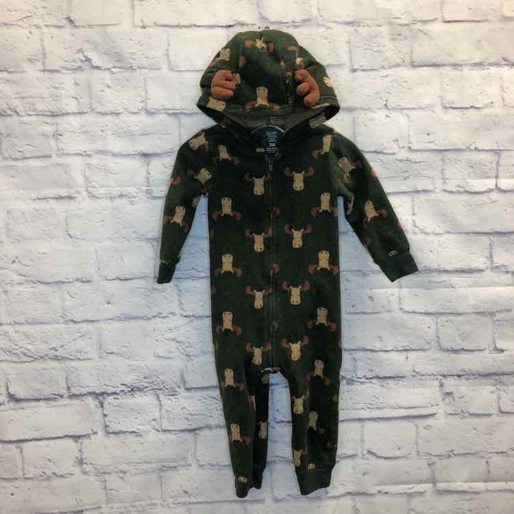 Just One You Green Size 18 Months Boys Romper