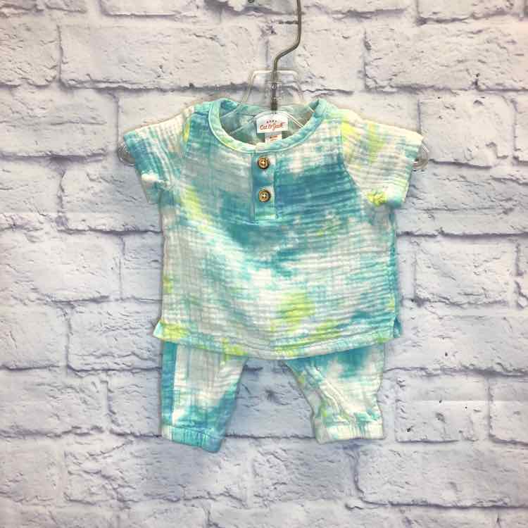 Cat & Jack Blue Size 0-3 Months Boys 2 Piece Outfit