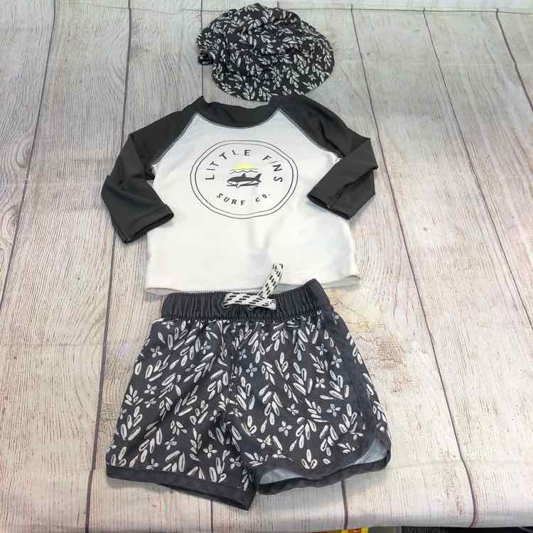 Carters Gray Size 6 Months Boys Trunks + Rashguard