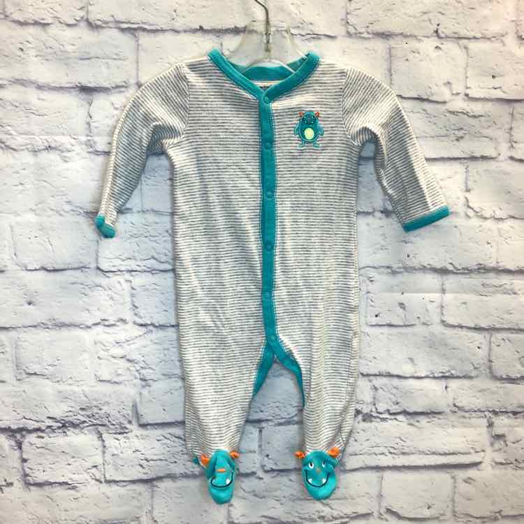 Carters Gray Size 6 Months Boys Sleeper