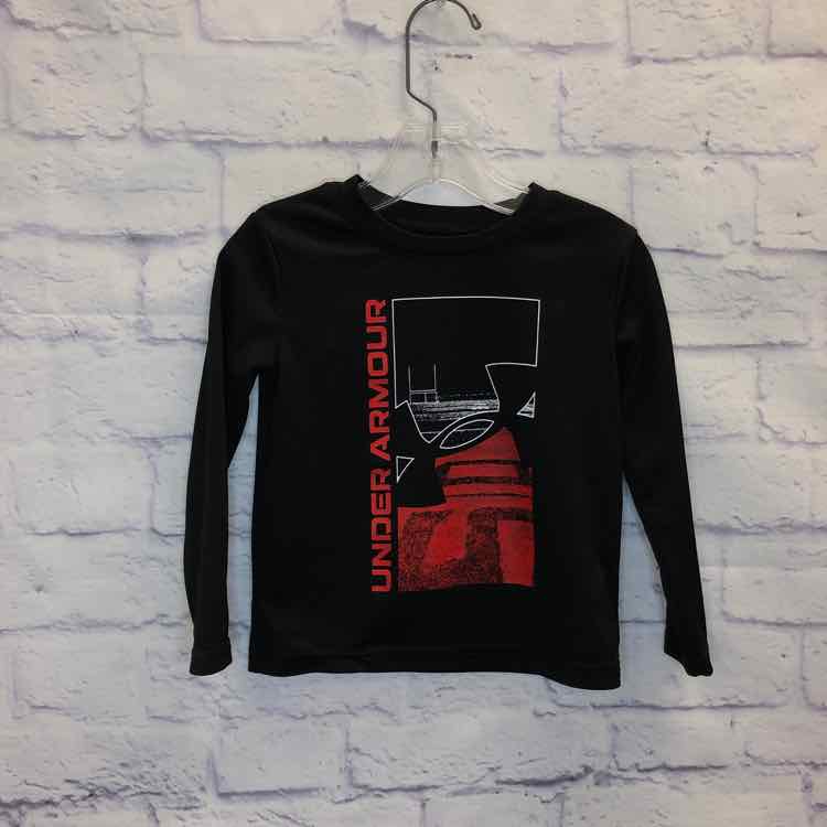 Under Armour Black Size 2T Boys Long Sleeve Shirt