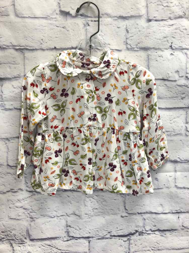 Quiltex Floral Size 18 Months Girls Long Sleeve Shirt