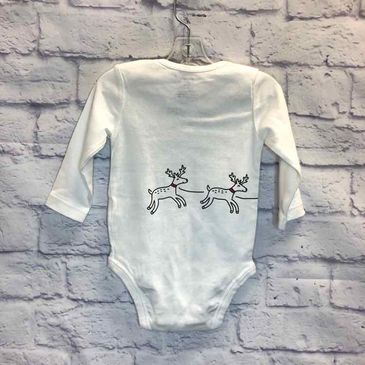 Carters White Size 6 Months Boys Bodysuit