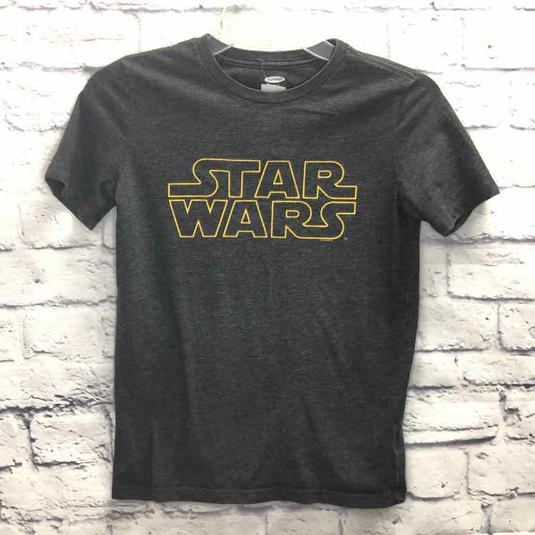 Old Navy Gray Size 10 Boys Short Sleeve Shirt