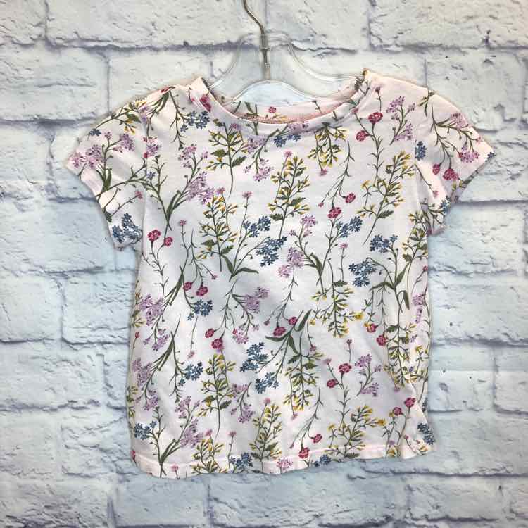 Old Navy Floral Size 5 Girls Short Sleeve Shirt