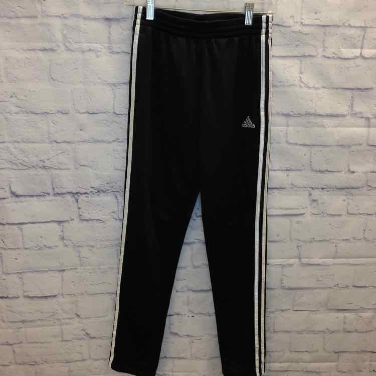 Adidas Black & White Size 14 Boys Athletic Pant