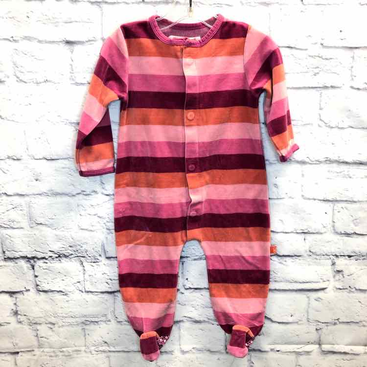 Magnetic Me Stripe Size 9-12 Months Girls Romper