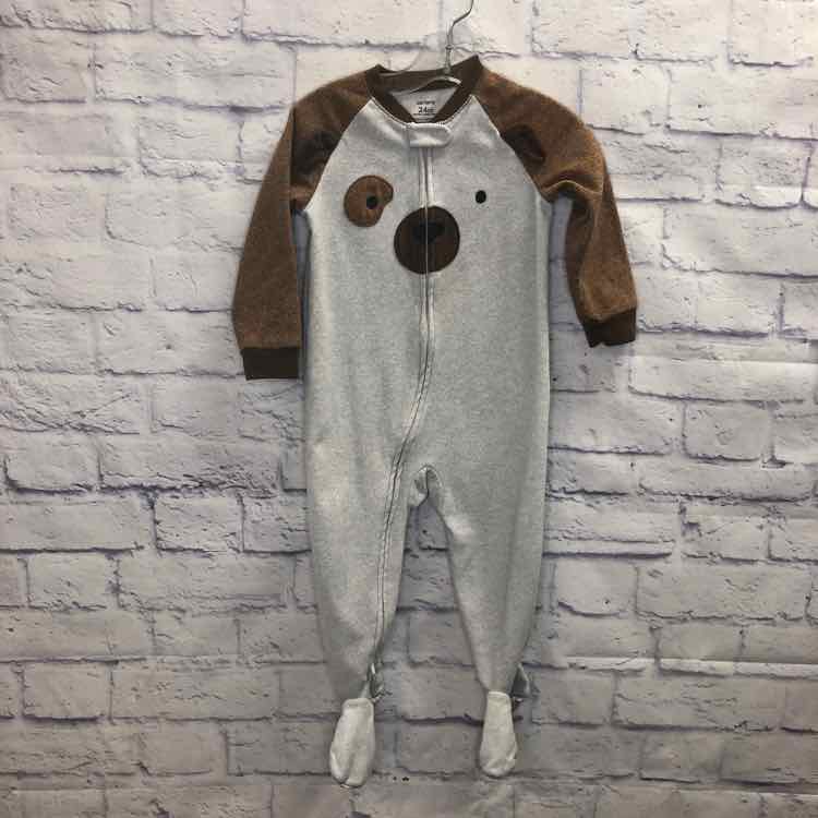 Carters Brown Size 24 Months Boys Sleeper