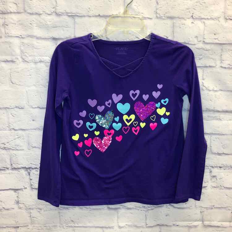 Childrens Place Purple Size 14 Girls Long Sleeve Shirt