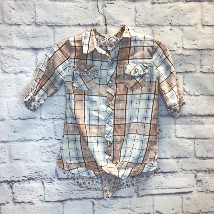 Little Lass Pink Size 5 Girls 3/4 Sleeve Shirt