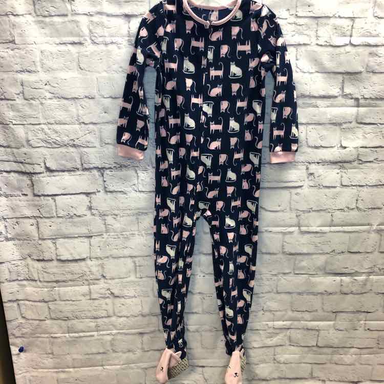 Carters Navy Size 7 Fleece Girls One Piece